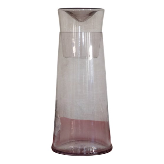 Murano Glass Carafe and Glass Set with Alexandrite Effect, 1950s, Set of 2 For Sale