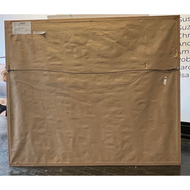 1970s Original Colorful Art Painting “Mannequin Soirée” Molly J. Schiff For Sale - Image 4 of 5