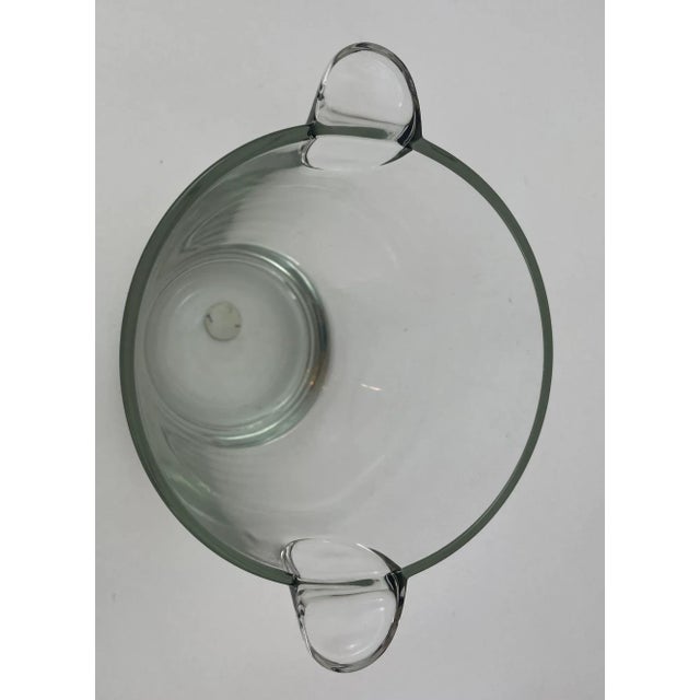Cristal d' Arques Vintage Glass Crystal Ice Bucket by Cristal d'Arques France For Sale - Image 4 of 9