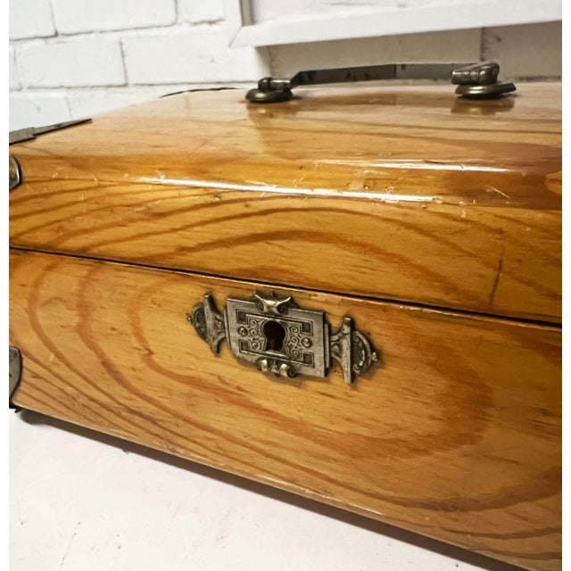 Vintage Decorative Wooden Box For Sale - Image 9 of 10