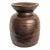 Rustic Wood Carved Vintage Pot For Sale