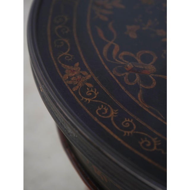 Theodore Alexander Theodore Alexander Faux Bamboo Chinoiserie End Table For Sale - Image 4 of 14
