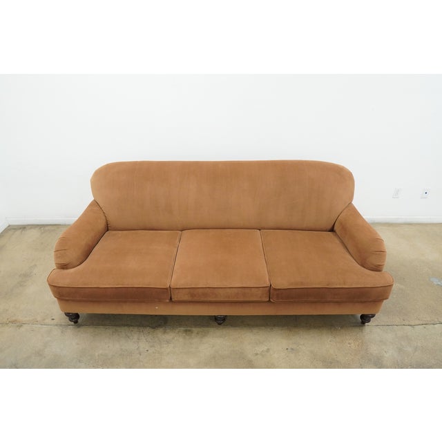 English Vintage Ralph Lauren English Roll Arm Sofa For Sale - Image 3 of 15