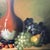 1960s Realistic Painting on Canvas Still Life Fruit and Pottery Composition by Frank Lean Framed Circa 1960s For Sale - Image 5 of 12