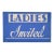 Vintage Ladies Invited Cardboard Retail Wall Sign For Sale