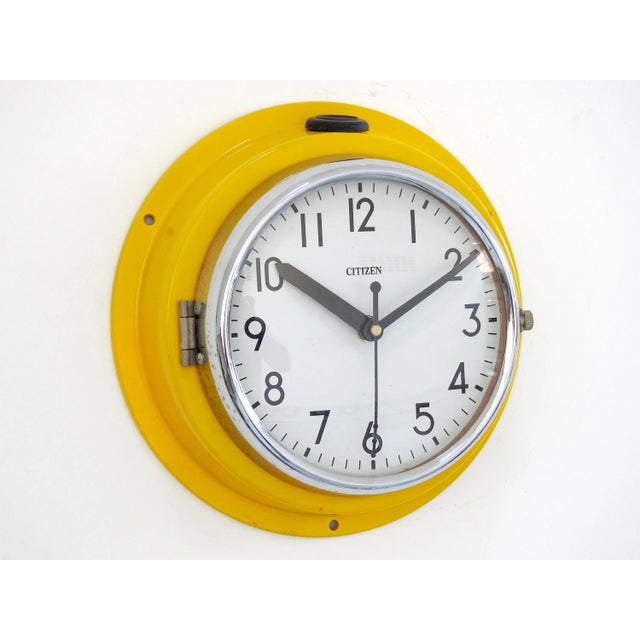 Citizen Maritime wall Clock, Nautical Slave Clock, Navigation Industrial Ship Boat Retro Wall Clock Analog Marine Time...