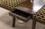 Vintage Mahogany Two-Seat Conversation Settee With Central Table and Drawer For Sale - Image 4 of 8