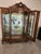 1960's Italian Carved Wood Display Cabinet For Sale In Los Angeles - Image 6 of 12
