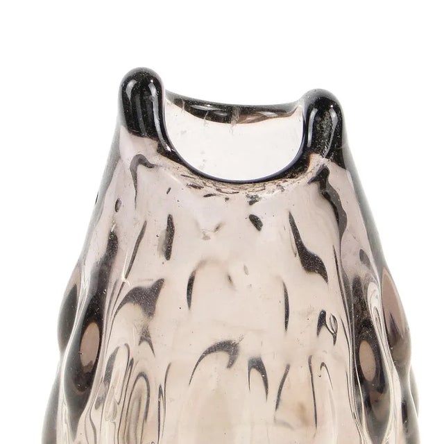 Little Bean Vase by Jan Sylwester Drost for Ząbkowice Glassworks, 1970s For Sale - Image 6 of 9