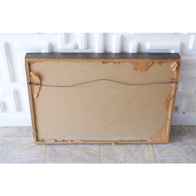 Victorian Lace Fan in Chartreuse Framed Shadowbox For Sale - Image 9 of 11