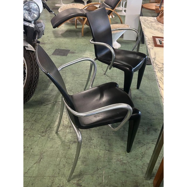 Louis XII Armchairs by Starck for Vitra, 1990s, Set of 4, in Good conditions. Designed 1990 to 1999 This piece has an...