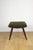 1970s Art Deco Green Olive Bouclé Stool, 1970s For Sale - Image 5 of 8