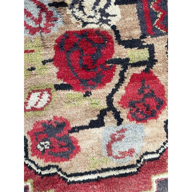 Small Vintage Turkish Yastik Rug, 1950s For Sale - Image 6 of 15