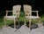 Vintage Pair Harris Marcus Italian Double Cane Arm Chairs Carved Accent Chairs For Sale In Boston - Image 6 of 18