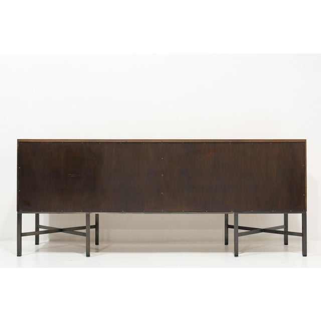Mid-Century Modern Roger Sprunger for Dunbar Burled Olivewood Sideboard or Credenza For Sale - Image 3 of 10