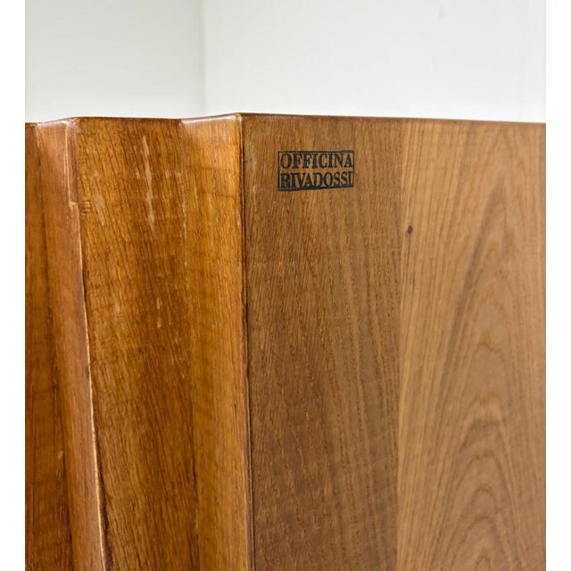 Mid-Century Low Sideboard by Officina Rivadossi, 1970s This piece is attributed to the mentioned designer/maker. It has no...