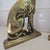 Brass Vintage Heavy Brass and Cast Iron Seated Hunting Dog Bookends / Doorstops - Pair For Sale - Image 8 of 12