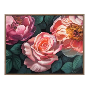 Life in Full Bloom, Giclee Print on Canvas, Framed