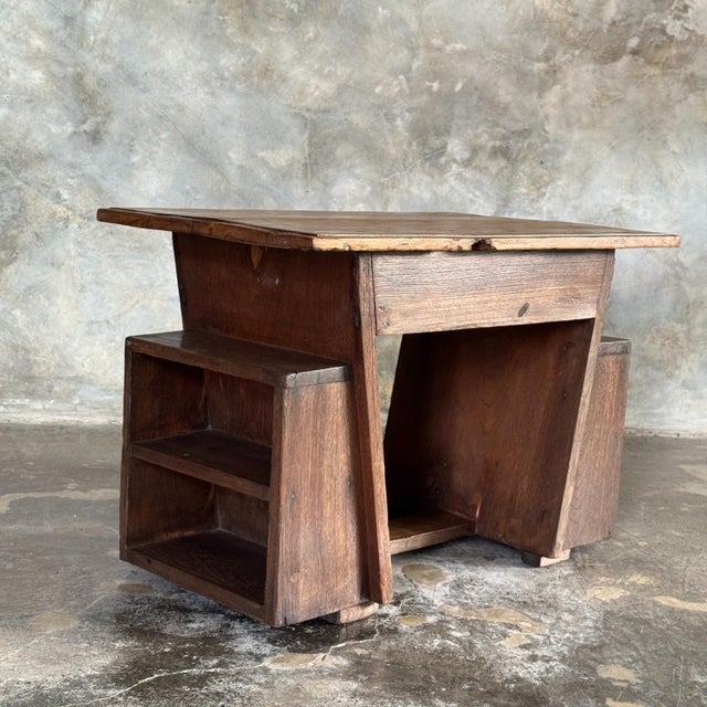 1960s Vintage Side Table in Teak, 1960s For Sale - Image 5 of 11