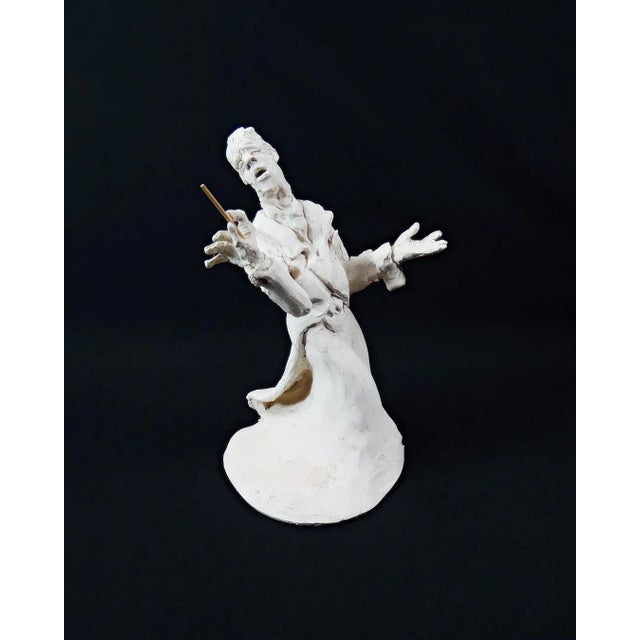 Terracotta Conductor Sculpture by Hélène Sellier, 2010 For Sale - Image 4 of 12
