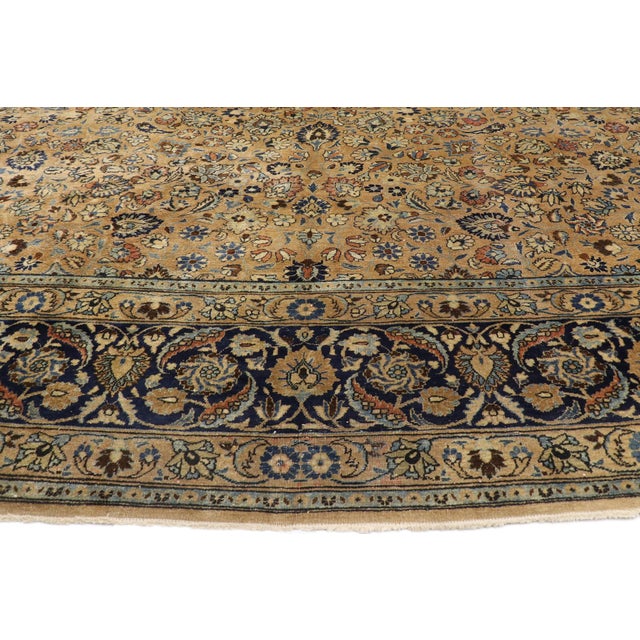 Antique Persian Mashhad Rug, 11'08 X 17'09 For Sale - Image 4 of 10