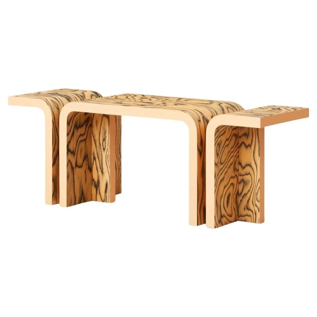 Wood Rivelo Bench by Nikolai Kotlarczyk For Sale - Image 7 of 7