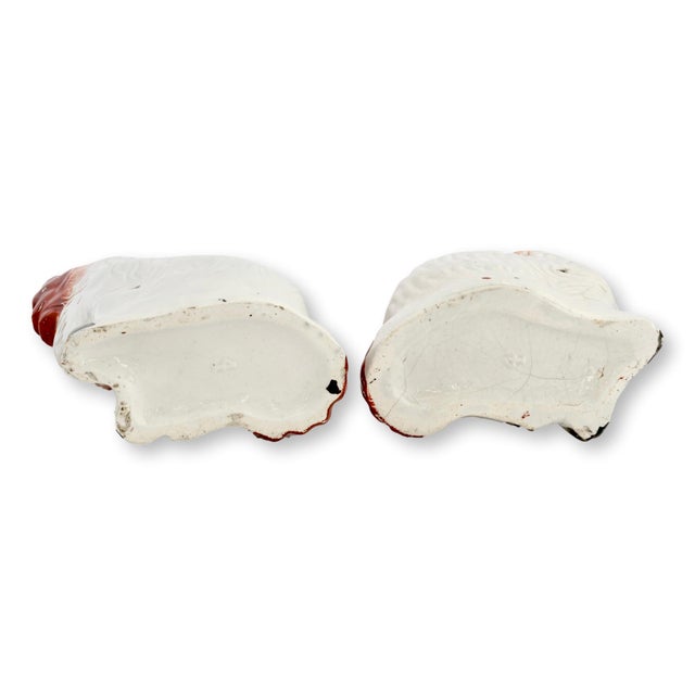 English 19th Century Staffordshire No. 4 Dogs / Spaniels For Sale - Image 3 of 5