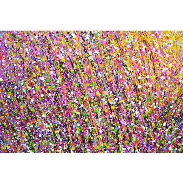 Early 21st Century Pink Extravaganza 3.Modern Original Hand Painting. For Sale - Image 5 of 11