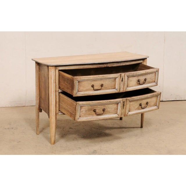 Italian Bow-Front Carved-Wood Chest, 19th Century For Sale - Image 9 of 11