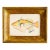 Original Hand-Painted Yellow Fish Painting Framed in a Vintage Italian Frame For Sale