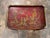 Wood Red Chinoiserie Decorated Side Table For Sale - Image 7 of 8
