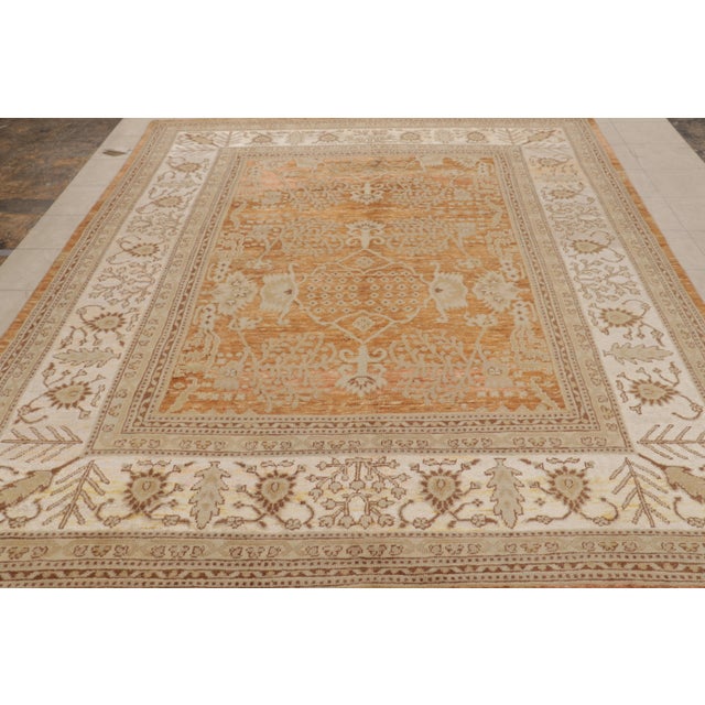 Reimagining the most sought-after classic styles, Rug & Kilim presents this delicious take on traditional Oushak rugs from...