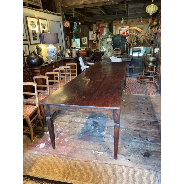 Mid 19th Century Rustic Dining Table of Teakwood For Sale - Image 4 of 8