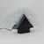 1980s Postmodern Adjustable Geometric Glass and Black Metal Table Lamp, 1980s For Sale - Image 5 of 18