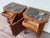 Vintage Walnut Bedside Tables with Marble Top, 1930s, Set of 2 For Sale - Image 10 of 18