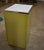 Vintage 1950s Yellow Metal Kitchen Cabinet W/ Formica Top Mid-Century For Sale - Image 12 of 14