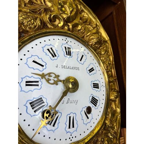 Vintage Grandfather Clock in Oak For Sale - Image 10 of 15
