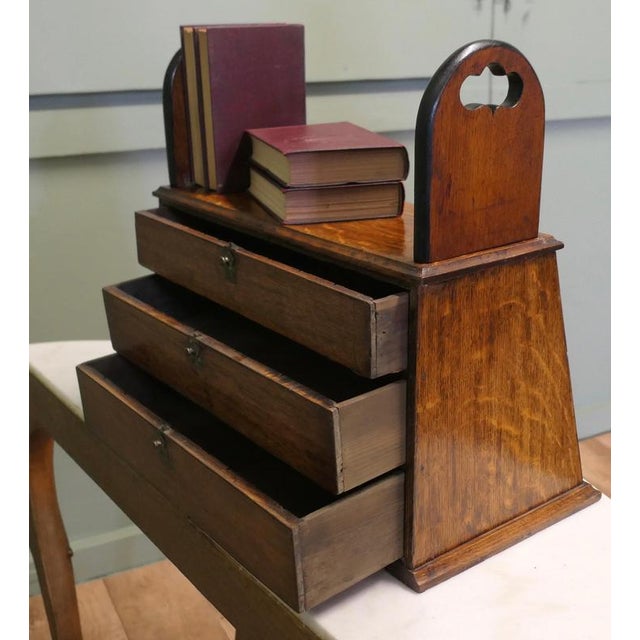 2000 - 2009 Victorian Stationer's Advertising Cupboard For Sale - Image 5 of 7