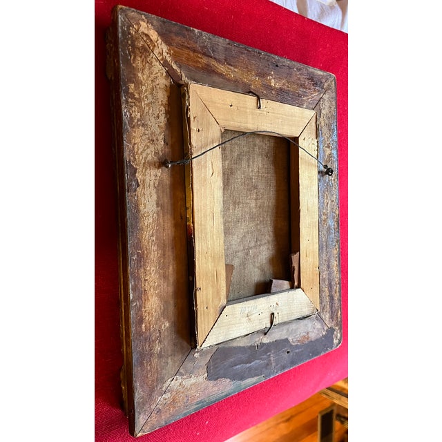 Antique 19th Century Continental Impressionist Oil Painting Portrait of Two Women in White Dresses For Sale - Image 10 of 12