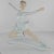 Mid 20th Century Vintage Wallendorf Porcelain Figurine Olympic Ice Figure Skater Sonja Henie For Sale - Image 5 of 6