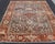 Textile Antique Persian Bakshaish Rug With Medallions and Flower Motifs in Midnight Blue For Sale - Image 7 of 16