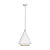 Transitional Thomas O'Brien by Visual Comfort Studio Stanza 1-Light Large Pendant in Matte White For Sale - Image 3 of 6