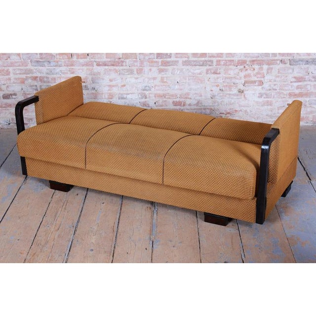 Czech Art Deco Seating Set, J. Halabala, Up Závody, Beech, Oak, Czech, 1930s, 1920s, Set of 3 For Sale - Image 14 of 18