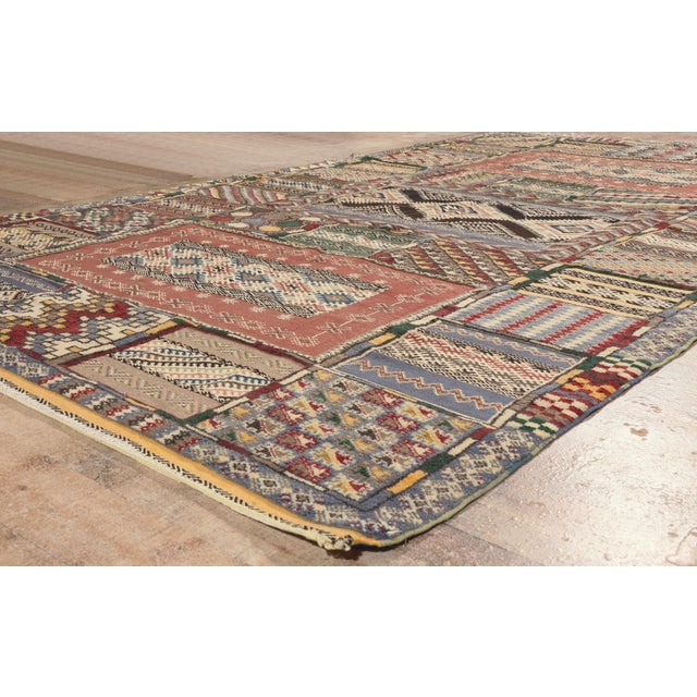 Beige Taznakht Glaoui Moroccan Rug, 06'11 X 11'03 For Sale - Image 8 of 10