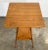 Brown Antique Turned Wood Two Tier Table or Plant Stand For Sale - Image 8 of 8