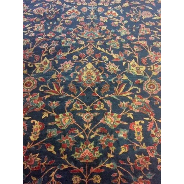 Textile 1920's Antique Persian Sarouk Mohajeran Palace Rug, 9'5" X 20'2" For Sale - Image 7 of 10