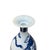 Ceramic Vintage Marks Blue White Dragon Theme Porcelain Art Vase For Sale - Image 7 of 8