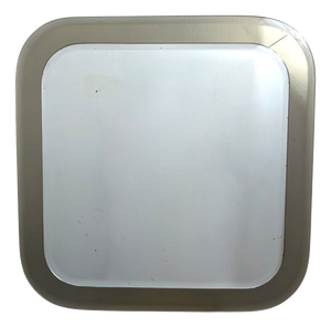 Vintage Wall Mirror in Clear and Smoked Glass, 1970s