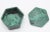 Vintage Hexagonal Genuine Malachite Box For Sale - Image 9 of 10