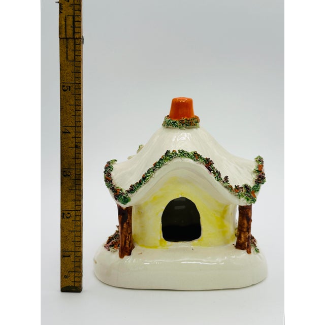 Ceramic Early 20th Century Staffordshire Cottage Pastille Burner For Sale - Image 7 of 7
